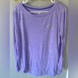 Adidas Lavender Long Sleeve Top